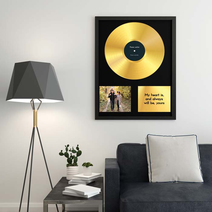 Tablou Personalizat Gold Music - TabloPrint